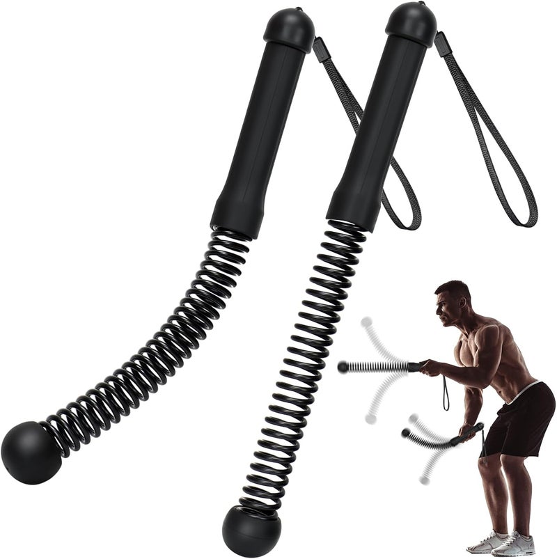 TRELC Upgrade Weighted Ropeless Battle Ropes, 2PCS Cordless Battle Rope for Home Gym, HIIT, Strength, Quiet Portable Training Rope, Workout Ropes Versatile Fitness Equipment for Men Women - Image 1